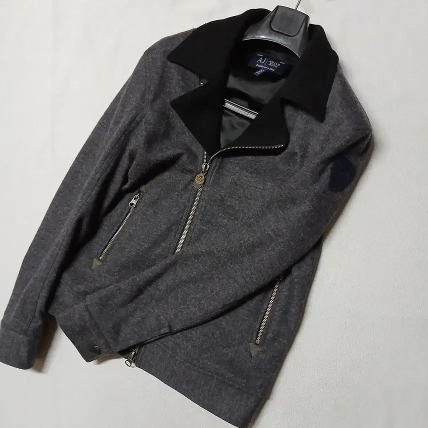 [BUNJANG] AJ Armani Moto Rider Jacket Wool / AJ 아르마니 모 라이더 자켓 아르마니진스