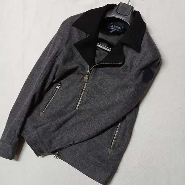 [BUNJANG] AJ Armani Moto Rider Jacket Wool / AJ 아르마니 모 라이더 자켓 아르마니진스