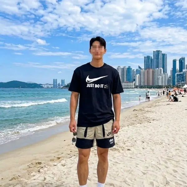 [BUNJANG] Nike Just Do It Stussy Collaboration T-Shirt / (새상품) 나이키 정품 저스트두잇