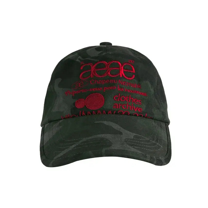 [BUNJANG] AEAE Logo Camo 5 Panel Cap / AEAE WEB LOGO CAMO 5 PANNEL CAP 카모 모자 볼캡