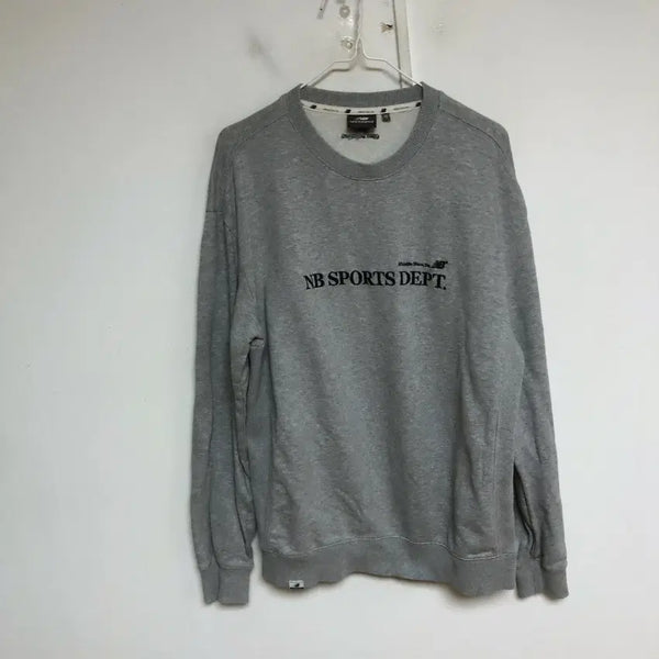 [BUNJANG] New Balance Men's Sweatshirt Long Sleeve T-Shirt / 뉴발란스 남성 맨투맨 긴팔티 95M@9943