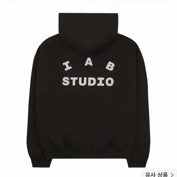 [BUNJANG] IAPP STUDIO Hooded Sweatshirt Brown M / 아이앱스튜디오 후드티 브라운 M