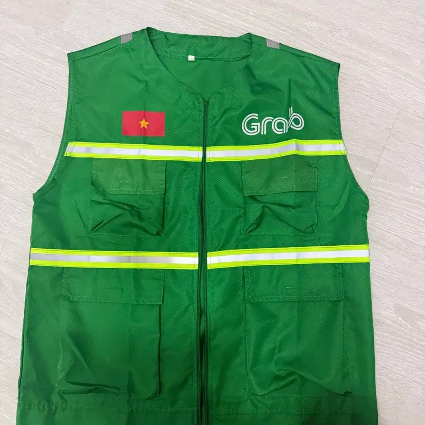[BUNJANG] Grab Vietnam Uniform Vest / 그랩 베트남 유니폼 조끼