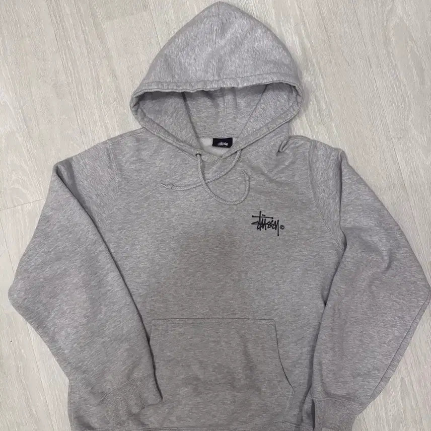 [BUNJANG] Stussy Hoodie Gray M / 스투시 후드티 그레이 M