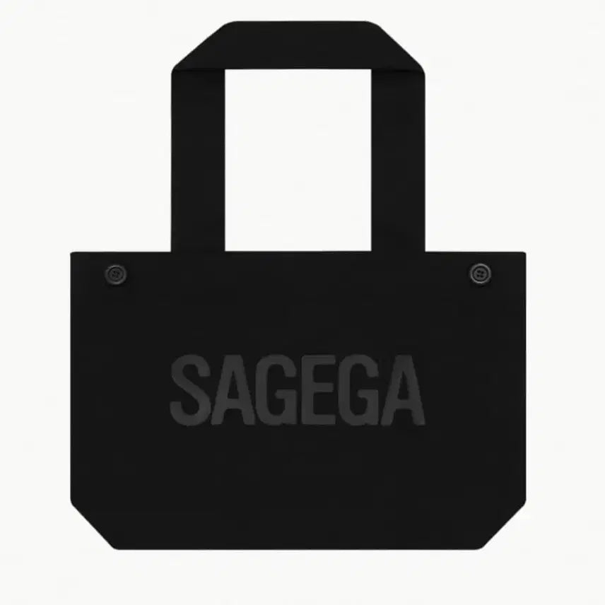 [BUNJANG] Sage Eco Shoulder Bag Black / 세이지가 에코백 숄더백 블랙