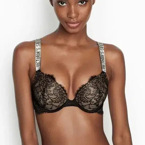 [BUNJANG] Victoria's Secret Shine Strap Bra 32DD / 빅토리아시크릿 샤인스트랩 브라 32DD
