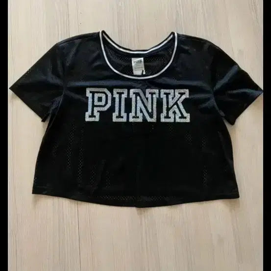 [BUNJANG] Victoria's Secret 14 Runway Mesh Short Sleeve T-Shirt / 빅토리아시크릿 14 런웨이 메쉬 반팔티