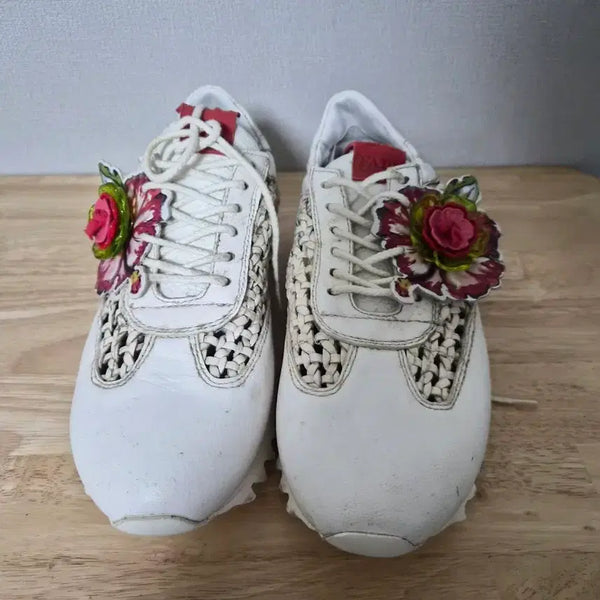 [BUNJANG] Fabi Mesh Leather Sneakers / FABI 36 230 그물 가죽 스니커즈 슈즈-821
