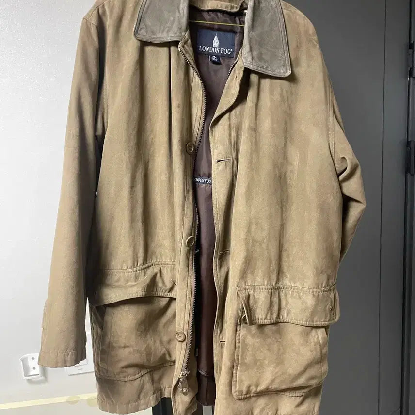 [BUNJANG] London Fog Suede Jacket / 런던포그 스웨이드 자켓