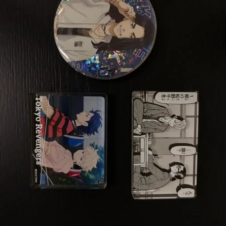 [BUNJANG] Tokyo Revengers Keisuke Baji, Mikey, Chifuyu Acrylic Keyring & Can Badge Bundle Set / 도리벤 바지케이스케 마이키 치후유 굿즈 일괄 아크릴 키링 캔뱃지