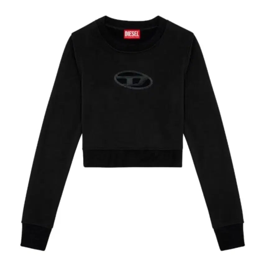 [BUNJANG] Diesel Cropped Sweatshirt / 디젤 크롭 맨투맨