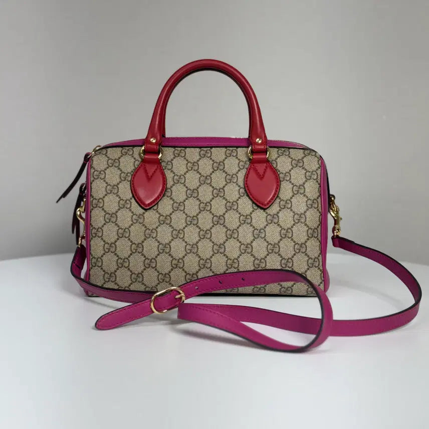 [BUNJANG] Gucci Boston Cross Bag Pink / 구찌 보스턴 백
