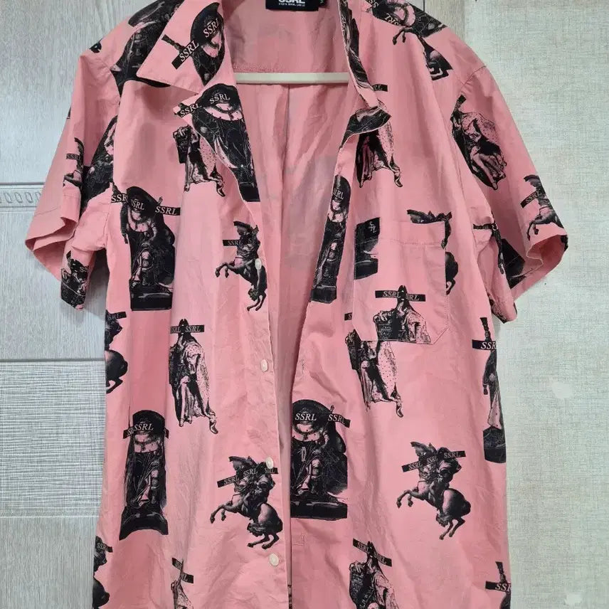 [BUNJANG] SSRL Kuba Shirt Pastel Pink / SSRL 쿠바셔츠 M