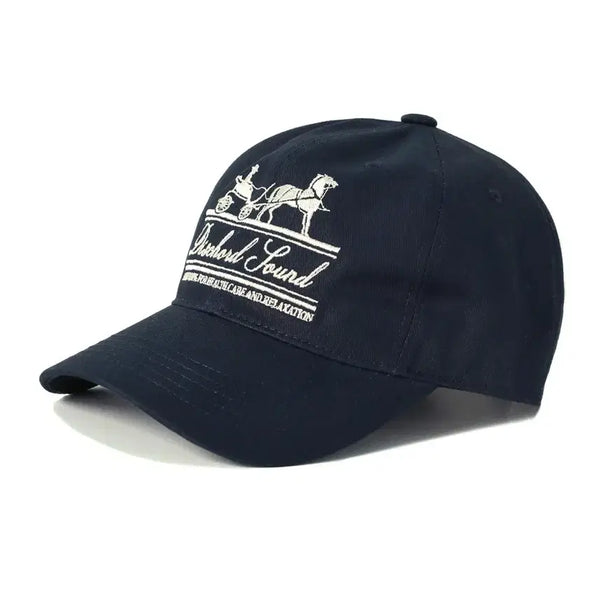 [BUNJANG] Discord Sound Classic Wagon Ball Cap Navy / 디스코드 사운드 클래식 웨건 볼캡 캡 모자 [네이비]