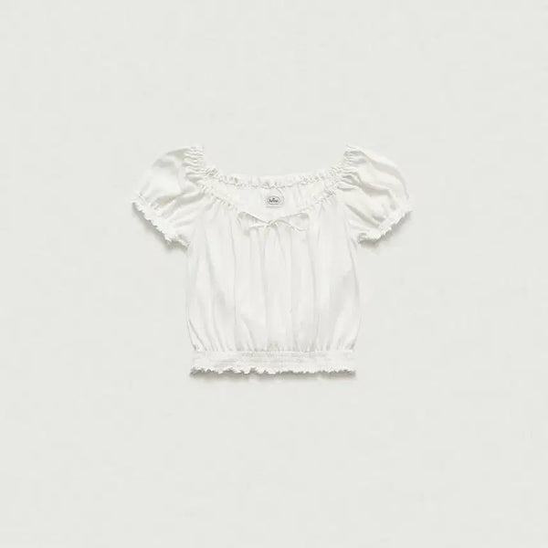[BUNJANG] The Barnet Rudy Shirring Puff Top / 더바넷 rudy shirring puff top