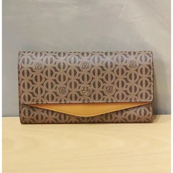 [BUNJANG] Louis Quatorze Monogram Leather Long Wallet / 루이까또즈 모노그램 가죽 장지갑