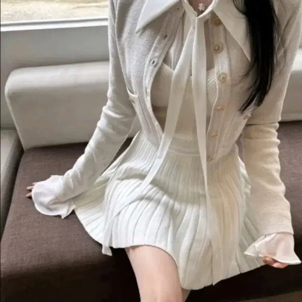 [BUNJANG] Rosy de U Pearl Cardigan / 수입의류 펄 가디건(15.8) 로제드유