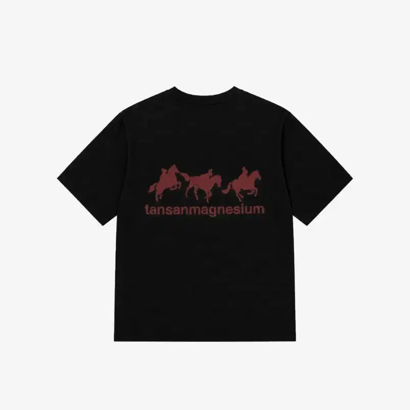 [BUNJANG] Holes Rabbit T-Shirt / 탄산마그네슘 홀스 래빗 티셔츠 블랙레드