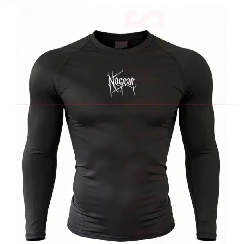 [BUNJANG] NOGEAR Compression Long Sleeve T-Shirt White (L) / 노기어 컴프레션 긴팔 롱슬리브 티셔츠 화이트 2(L)