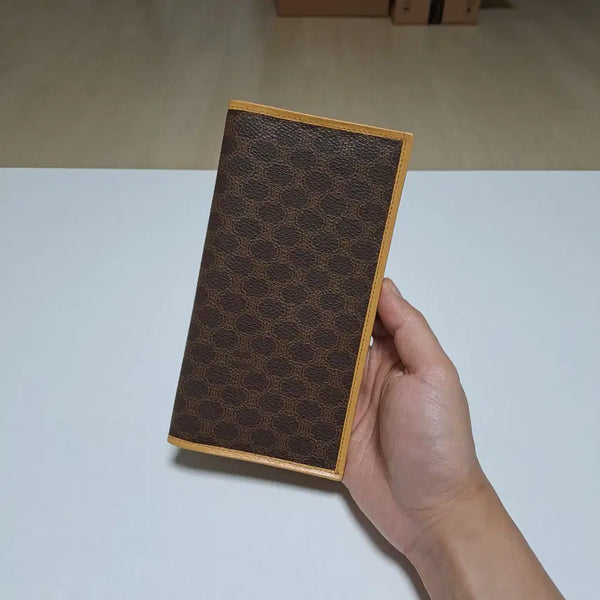 [BUNJANG] Celine Macadam Canvas Long Wallet / [100%/정품] 셀린느 마카담 캔버스 장지갑