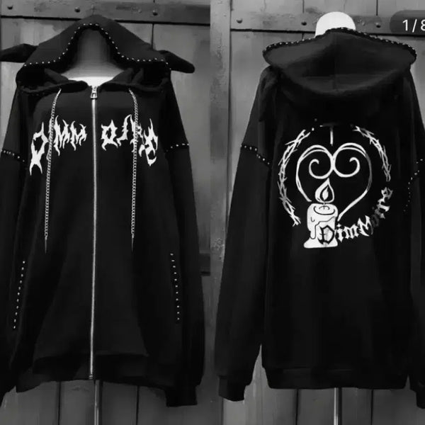 [BUNJANG] Dim Moir Elfe Hooded Zip-Up - Liz Lisa Collaboration / 딤모아르 엘프 후드집업 리즈리사 디마럽 시허니 마즈 로지타 노에미