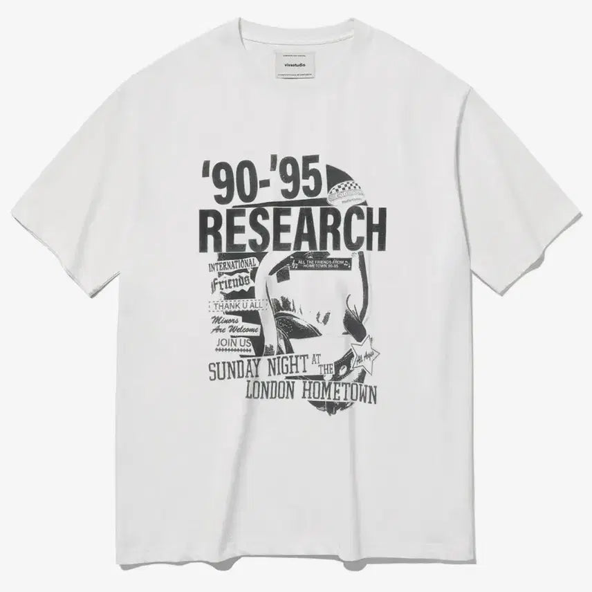 [BUNJANG] vivastudio Research Short Sleeve T-Shirt XL / 비바스튜디오 리서치 반팔 티셔츠 XL