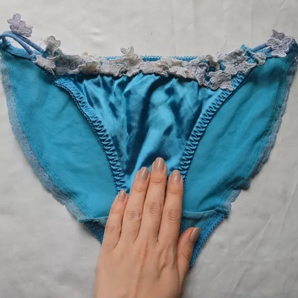 [BUNJANG] Women's Bikini Swimsuit - Muted Blue (Used) / 여성 속옷 수영복 비키니 톤다운 블루 (중고)