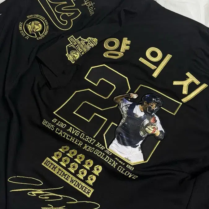 [BUNJANG] Doosan Bears Yang Eui-ji Golden Glove Commemorative Jersey / 두산베어스 양의지 골글 기념 유니폼 골든글러브