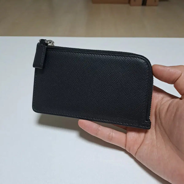 [BUNJANG] Prada Saffiano L-Zip Card Holder / [100%/정품] 프라다 사피아노 L지퍼 카드지갑