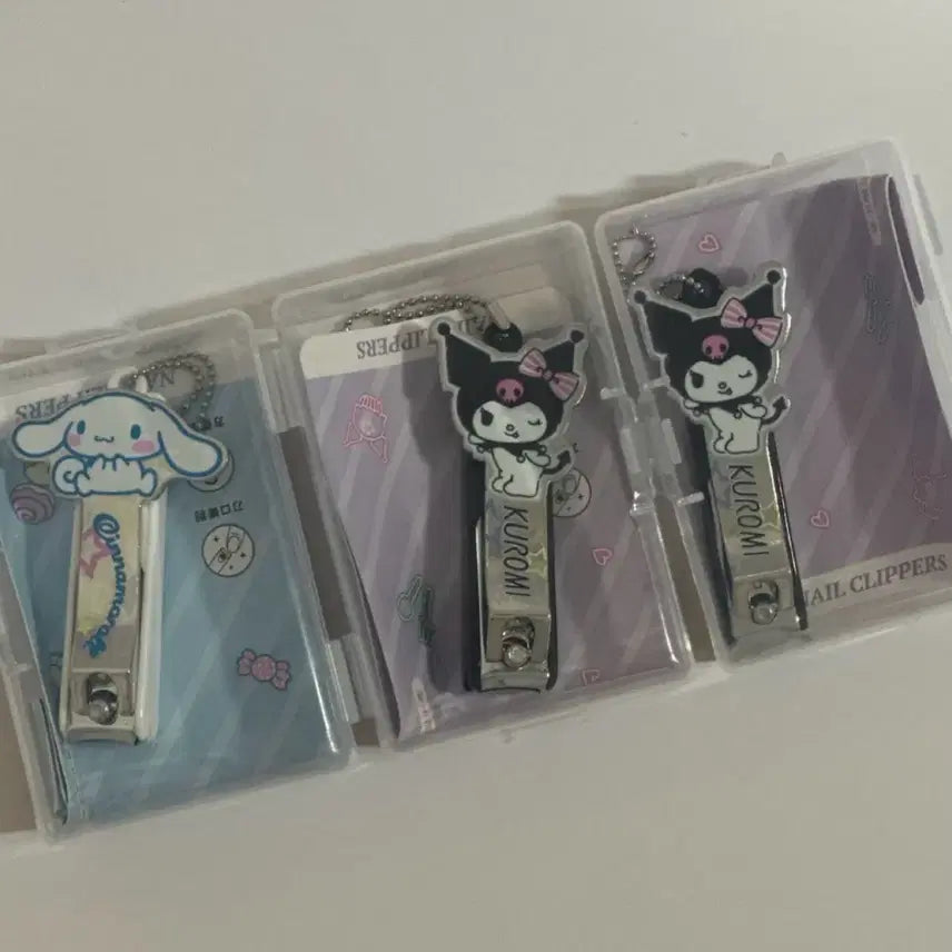 [BUNJANG] Kuromi Nail Clippers (Set of 2) / 쿠로미 손톱깎이