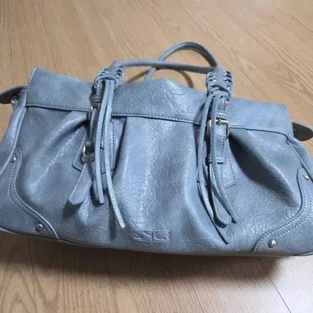 [BUNJANG] Squareline Bag Ash Blue / 스퀘어라인