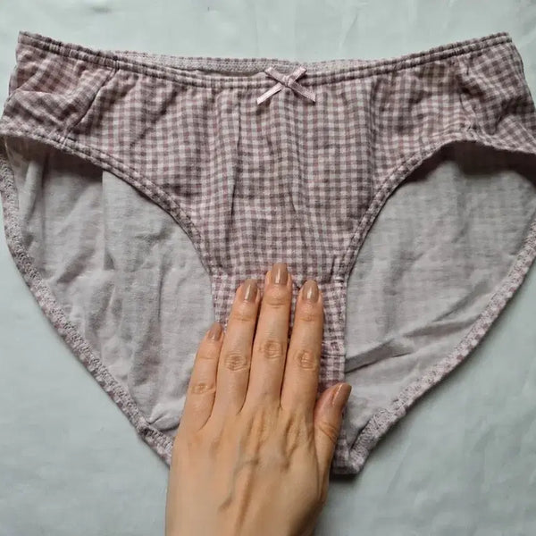 [BUNJANG] Checkered Underwear Briefs (Used) / 체크 속옷 팬티 (중고)