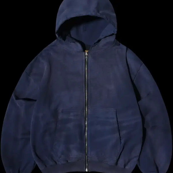 [BUNJANG] RAL (RIRI Zipper) Thermal Insulated Sunfade Effect Vintage Hooded Zip-Up / RIRI지퍼)랄 RAL 써멀 인슐레이티드 선페이드 이펙트 빈티지 후드 집업