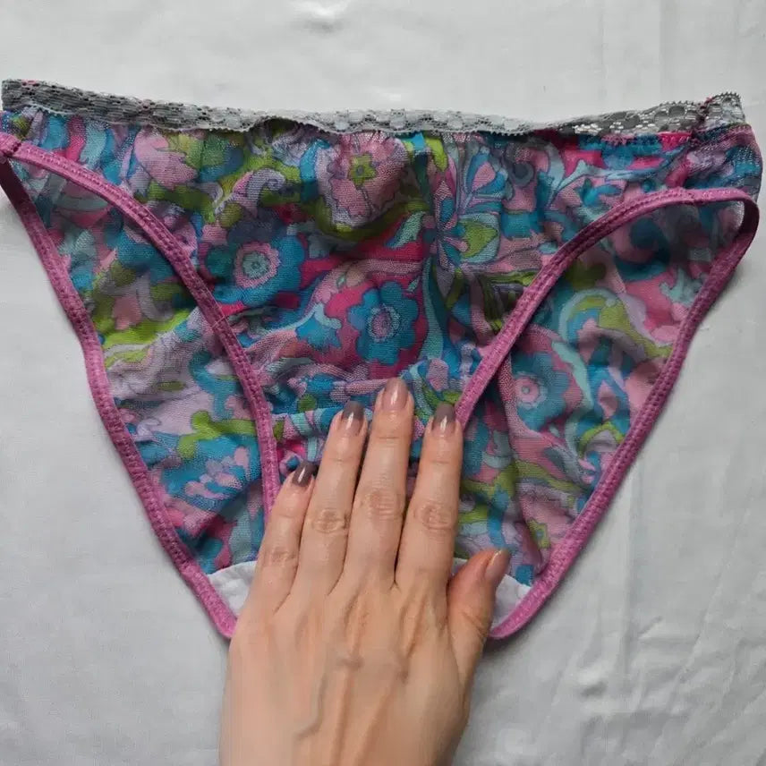 [BUNJANG] Floral Pattern Underwear Panties / 화려한 꽃무늬 속옷 팬티