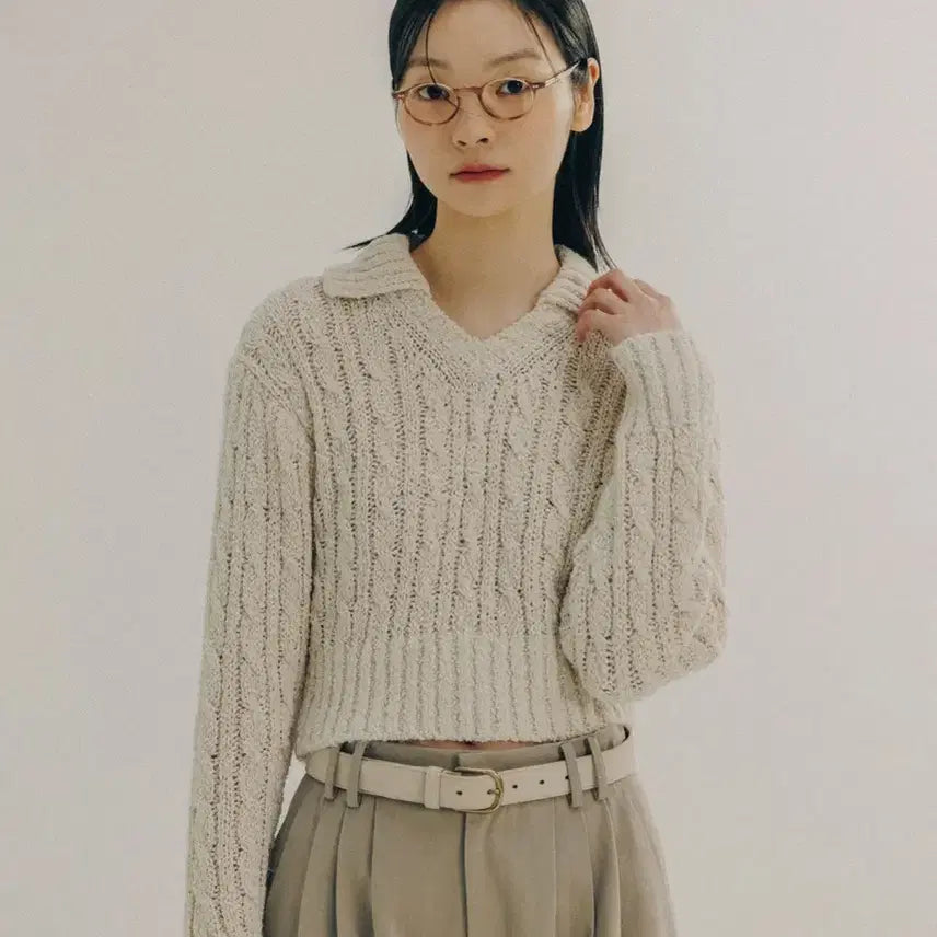 [BUNJANG] Grove Lotty Ivory Knit / 그로브 로티 아이보리 니트