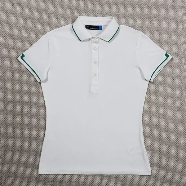 [BUNJANG] J. Lindeberg Women's Golf T-Shirt White Nylon / (정품) J,린드버그 여성 골프 반팔티