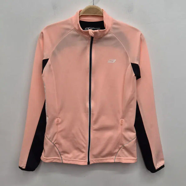 [BUNJANG] Skechers Women's Zip-Up Jacket Peach Pink Size 85 / 스케쳐스 여성 집업 85사이즈
