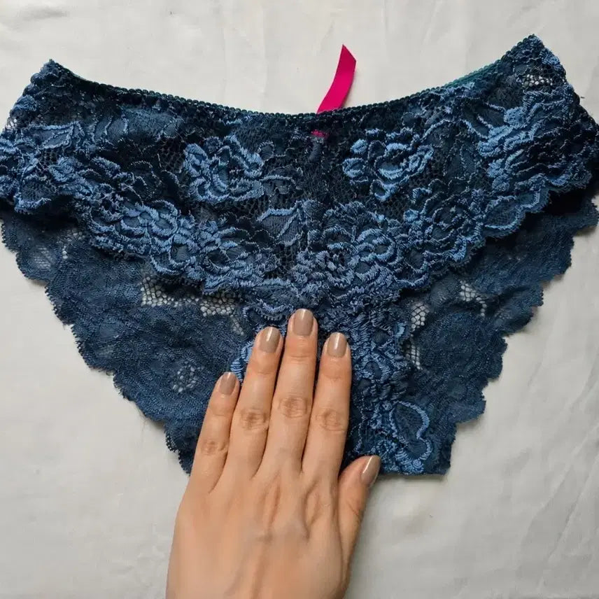 [BUNJANG] Lace Panties - Blue / 레이스 팬티 블루