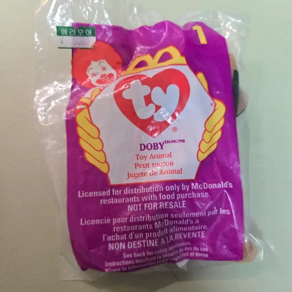 [BUNJANG] Ty McDonald's Happy Meal Doby Doberman Plush Toy / ty 해피밀 맥토이인형 doby 도베르만  빈티지인형