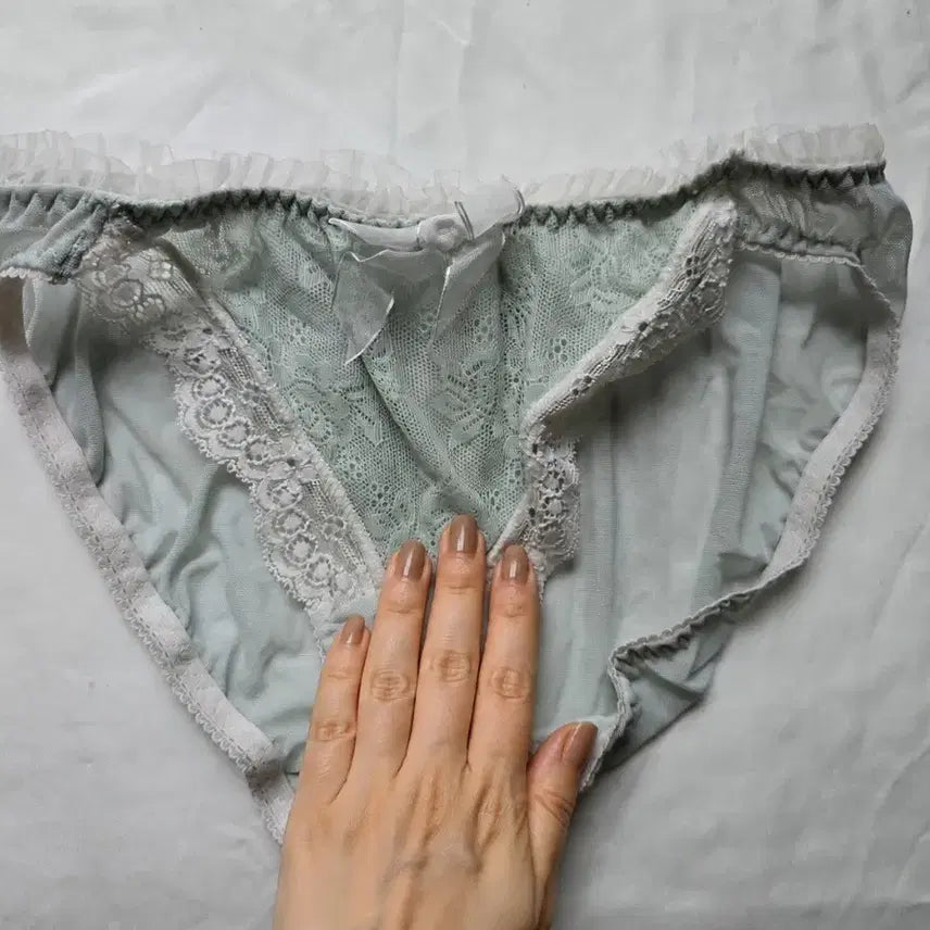 [BUNJANG] Women's Lace Mesh Lingerie Panties (Used) / 여성 속옷 팬티 레이스 망사 란제리 (중고)