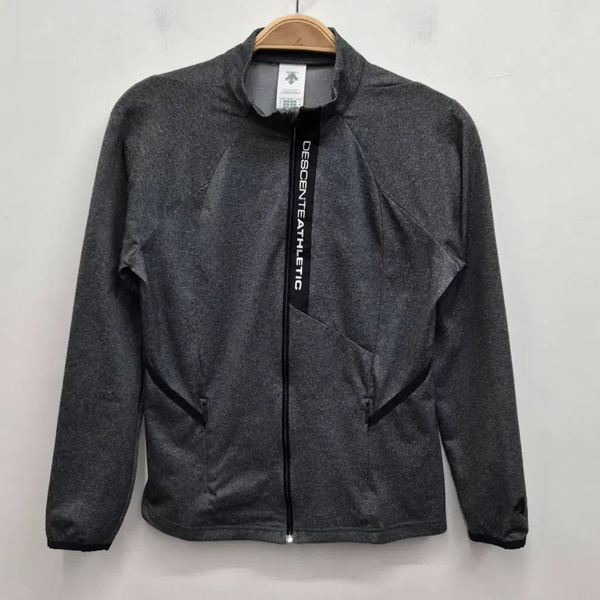 [BUNJANG] Descente Women's Full Zip Jacket Gray Size M (90) / 데상트 여성 집업 90사이즈