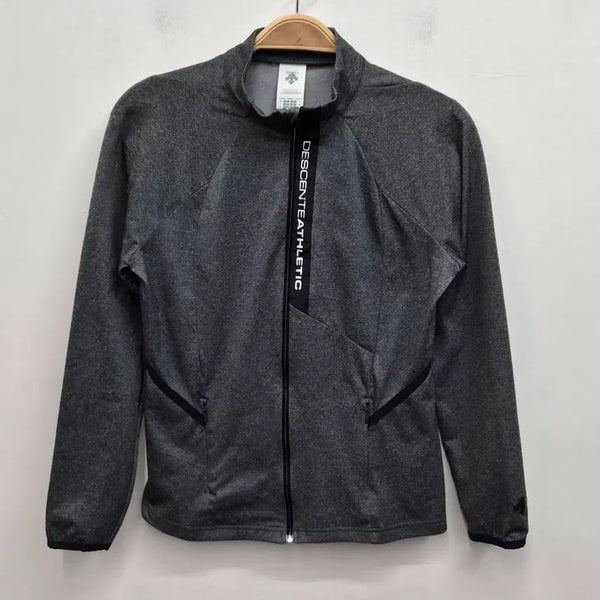 [BUNJANG] Descente Women's Full Zip Up Jacket Grey Size M (90) / 데상트 여성 집업 90사이즈