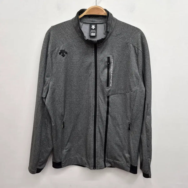 [BUNJANG] Descente Men's Full-Zip Jacket Gray XL (105) / 데상트 남성 집업 105사이즈
