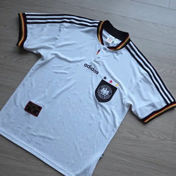 [BUNJANG] Adidas Germany 1996 Retro Home Jersey L / 아디다스 독일 1996 레트로 홈 유니폼