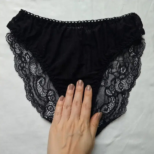 [BUNJANG] Black Lace Underpants (Used) / 검정 레이스 속바지 (중고)