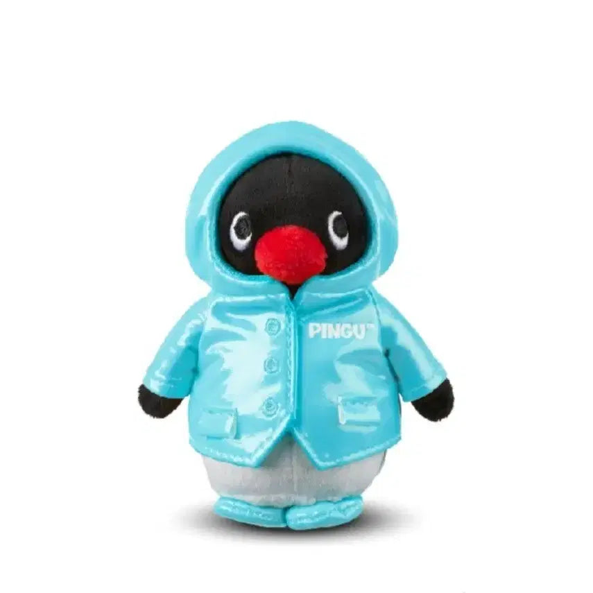 [BUNJANG] Pingu Raincoat Keyring (Sky Blue, Pink) / 우비 핑구 키링 (하늘,분홍)