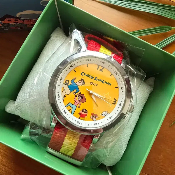 [BUNJANG] Crayon Shin-chan Character Wristwatch (Unused) / (미사용) 짱구는 못말려 캐릭터 손목시계