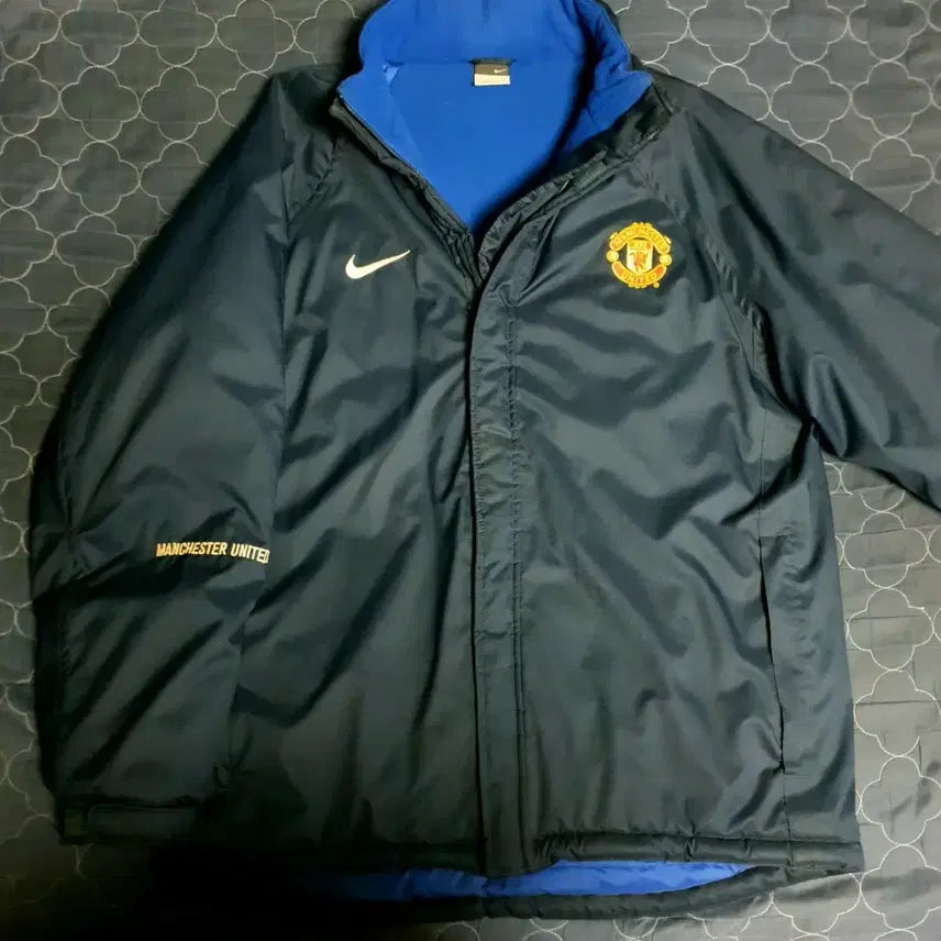 [BUNJANG] Nike Manchester United Park Ji-Sung 05-06 Bench Parka Navy (M) / 나이키 맨체스터 유나이티드 05-06 박지성 파카 네이비 (M)