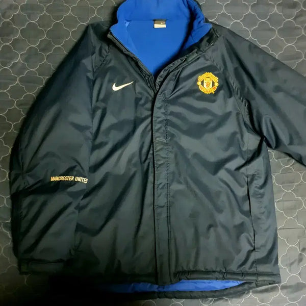 [BUNJANG] Nike Manchester United Park Ji-Sung 05-06 Bench Parka Navy (M) / 나이키 맨체스터 유나이티드 05-06 박지성 파카 네이비 (M)