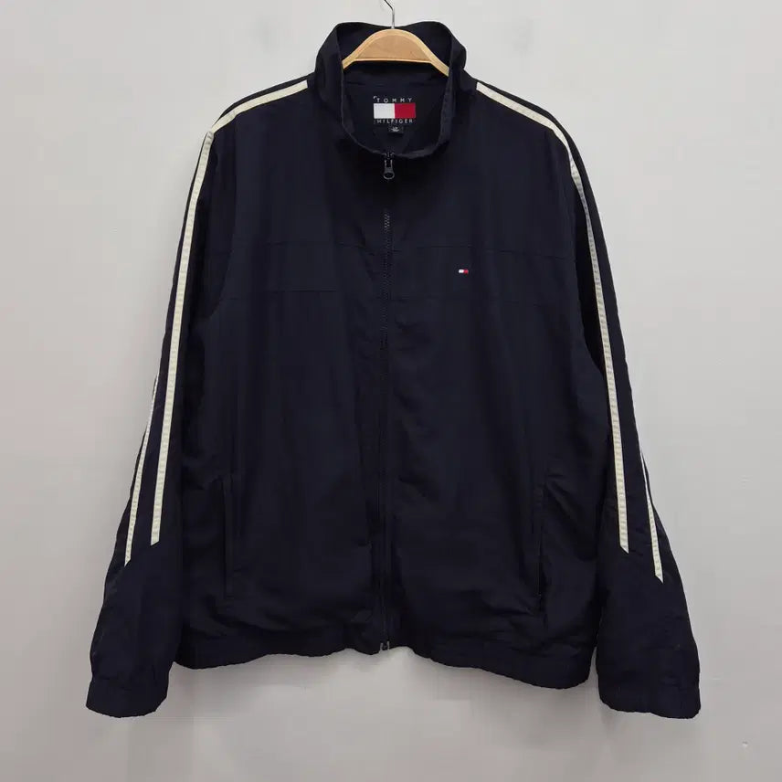 [BUNJANG] Tommy Hilfiger Men's Navy Windbreaker Jacket Size L/100 / 타미힐피거 남성 바람막이 자켓 100사이즈